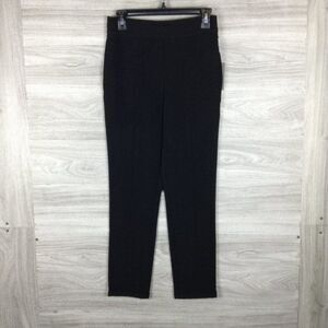 Vince Camuto Black Elastic Cuffed Trousers